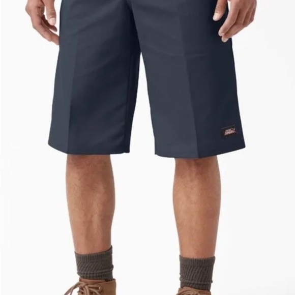 Dickies Men’s Size 42 Flex Work Short Relaxed Fit Navy Workwear Flat Front NWT - Picture 5 of 9
